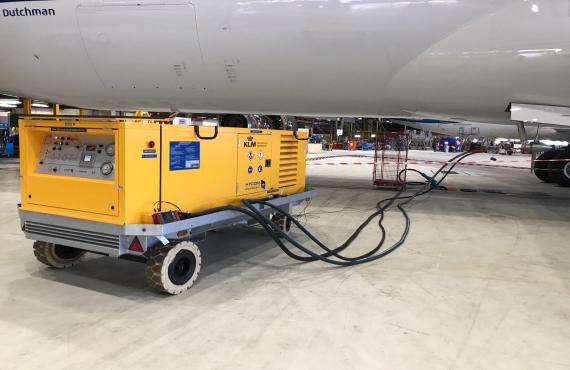 RAT test on Boeing B787 aircraft RAT test on Boeing B787 aircraft