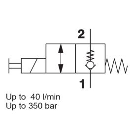 Pilot Operated, Poppet Type, Spring Return - WSM06020ZR-01J