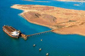 Backflushing filters form integral part of a mine site desalination plant