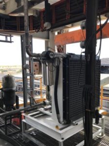 Upgraded cooling/lubrication system by HYDAC/Isadraulics.