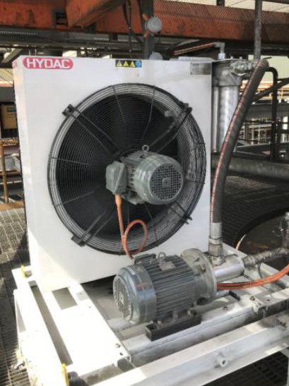 Upgraded cooling/lubrication system by HYDAC/Isadraulics.